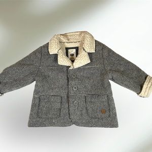Baby Zara Wool Jacket Coat Outwear For Boys Girls